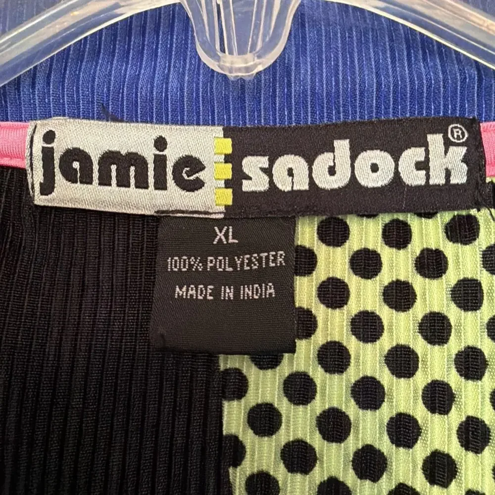 JAMIE SADOCK Golf Polo Performance Shirt Women’s XL Blue Athleisure 1/4 Zip NEW - Picture 7 of 16